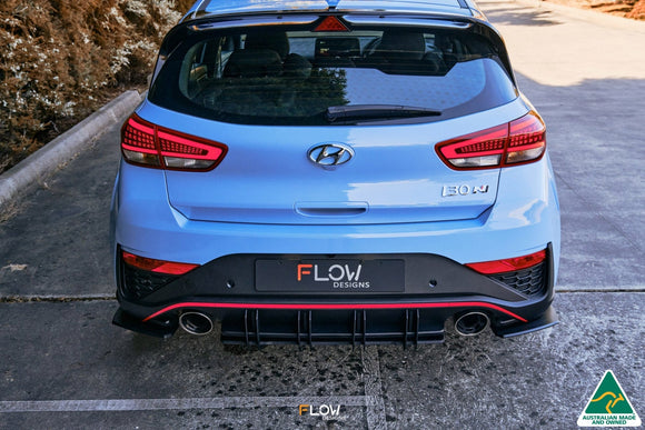 FLOW Designs  i30N Hatch PD FL 2021 Flow-Lock Rear Diffuser - MODE Auto Concepts
