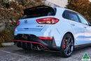 FLOW Designs  i30N Hatch PD FL 2021 Flow-Lock Rear Diffuser - MODE Auto Concepts