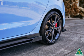 FLOW Designs  i30N Hatch PD FL 2021 Side Skirt Splitter Winglets (Pair) - MODE Auto Concepts