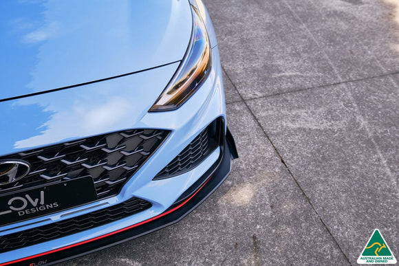 FLOW Designs  i30N Hatch PD FL 2021 Front Lip Splitter Winglets (Pair) - MODE Auto Concepts