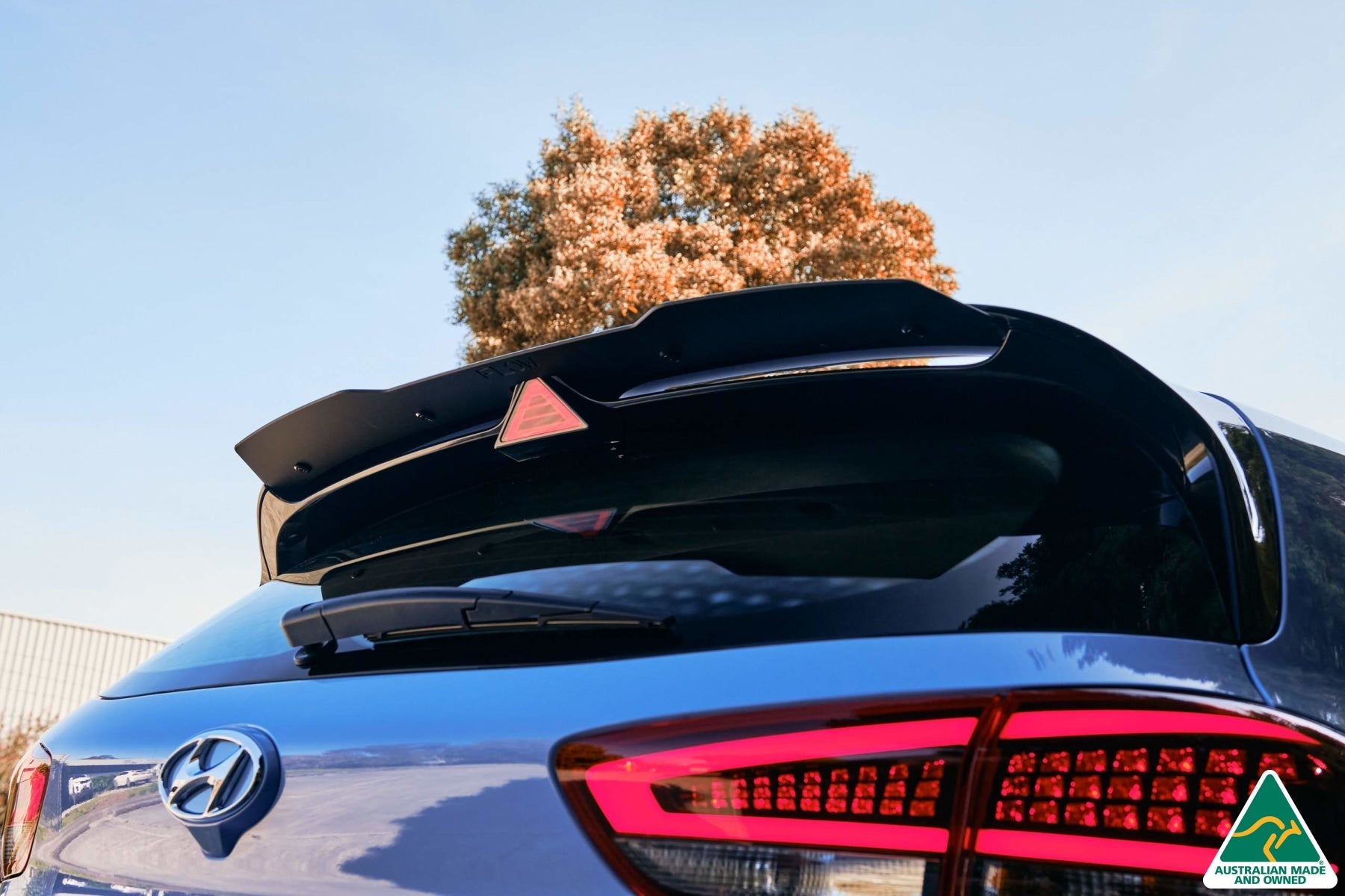 FLOW Designs  i30N Hatch PD FL Rear Spoiler Extension - MODE Auto Concepts