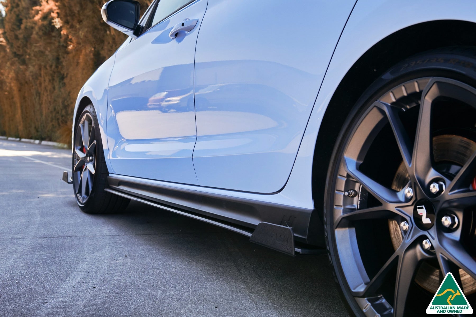 FLOW Designs  i30N Hatch PD FL 2021 Side Skirt Splitters (Pair) - MODE Auto Concepts