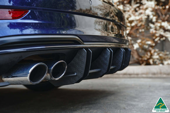 FLOW Designs  S3 8V Sedan Facelift Flow-Lock Rear Diffuser - MODE Auto Concepts