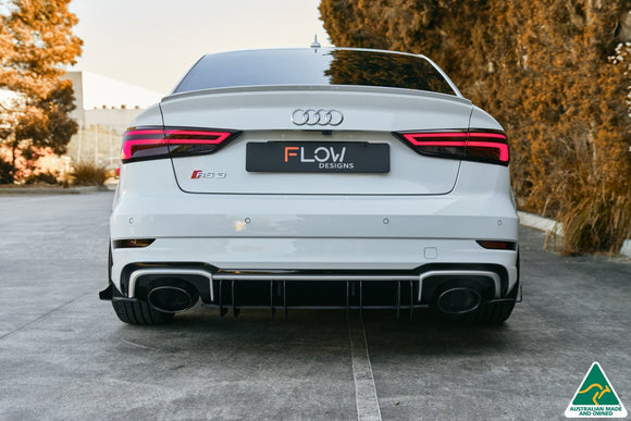 FLOW Designs  RS3 8V Sedan Facelift Flow-Lock Rear Diffuser - MODE Auto Concepts
