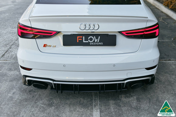 FLOW Designs  RS3 8V Sedan Facelift Flow-Lock Rear Diffuser - MODE Auto Concepts