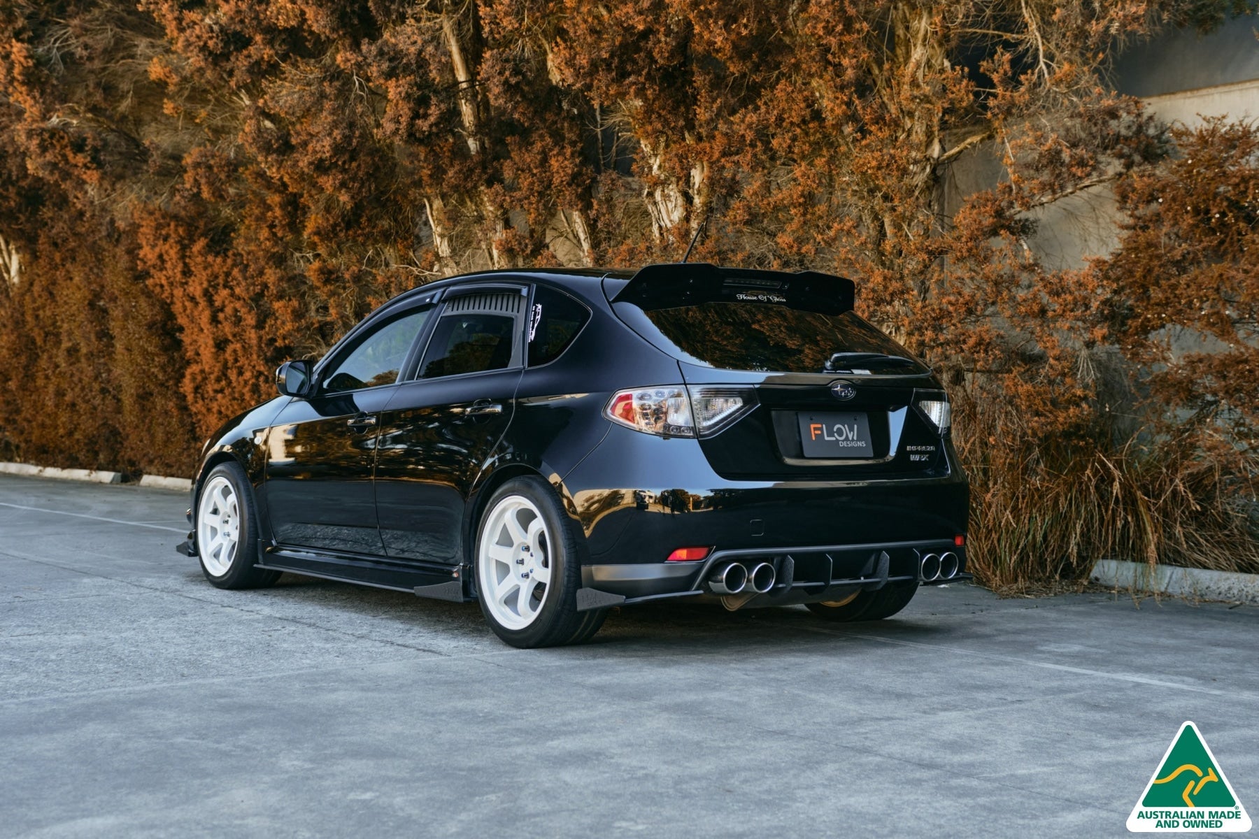 FLOW Designs  Impreza WRX/RS G3 Hatch PFL Rear Spats (Pair) - MODE Auto Concepts