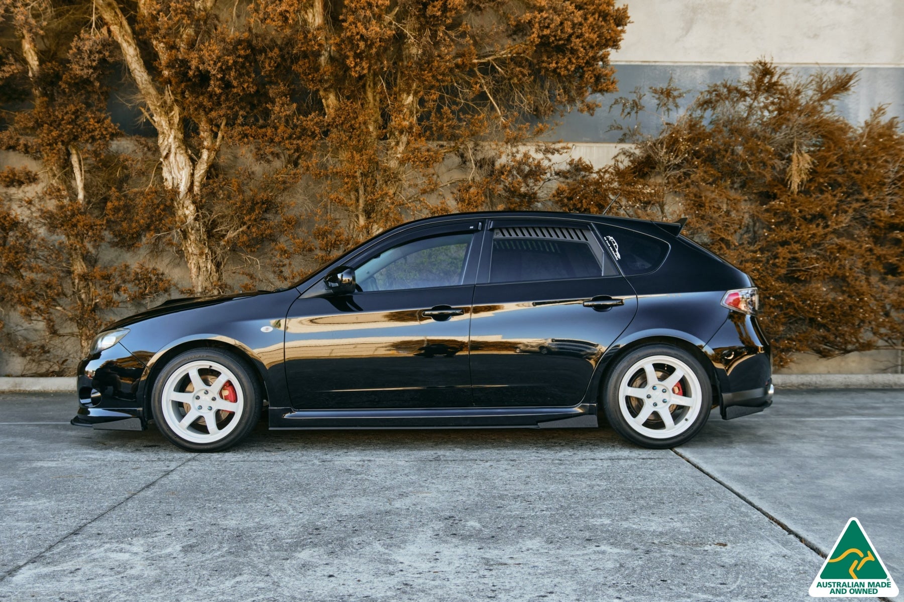 FLOW Designs  Impreza WRX/RS G3 Hatch PFL Side Skirt Splitters (Pair) - MODE Auto Concepts