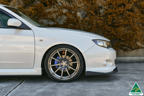 FLOW Designs  Impreza WRX/RS G3 Hatch PFL Front Lip Splitter Winglets (Pair) - MODE Auto Concepts