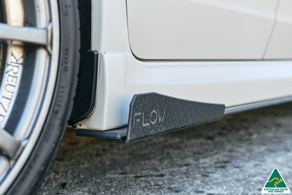 FLOW Designs  Impreza WRX/RS G3 Hatch PFL Side Skirt Splitter Winglets (Pair) - MODE Auto Concepts