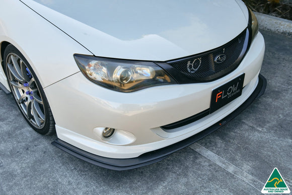 FLOW Designs  Impreza WRX/RS G3 Hatch PFL Front Lip Splitter Extensions (Pair) - MODE Auto Concepts