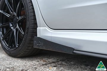 FLOW Designs  Impreza WRX/RS G3 Sedan PFL Side Skirt Splitter Winglets (Pair) - MODE Auto Concepts