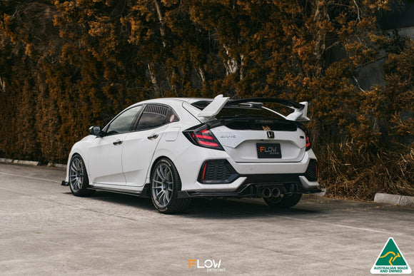 FLOW Designs  FK4/FK7 Civic RS Hatch PFL Flow-Lock Rear Diffuser - MODE Auto Concepts
