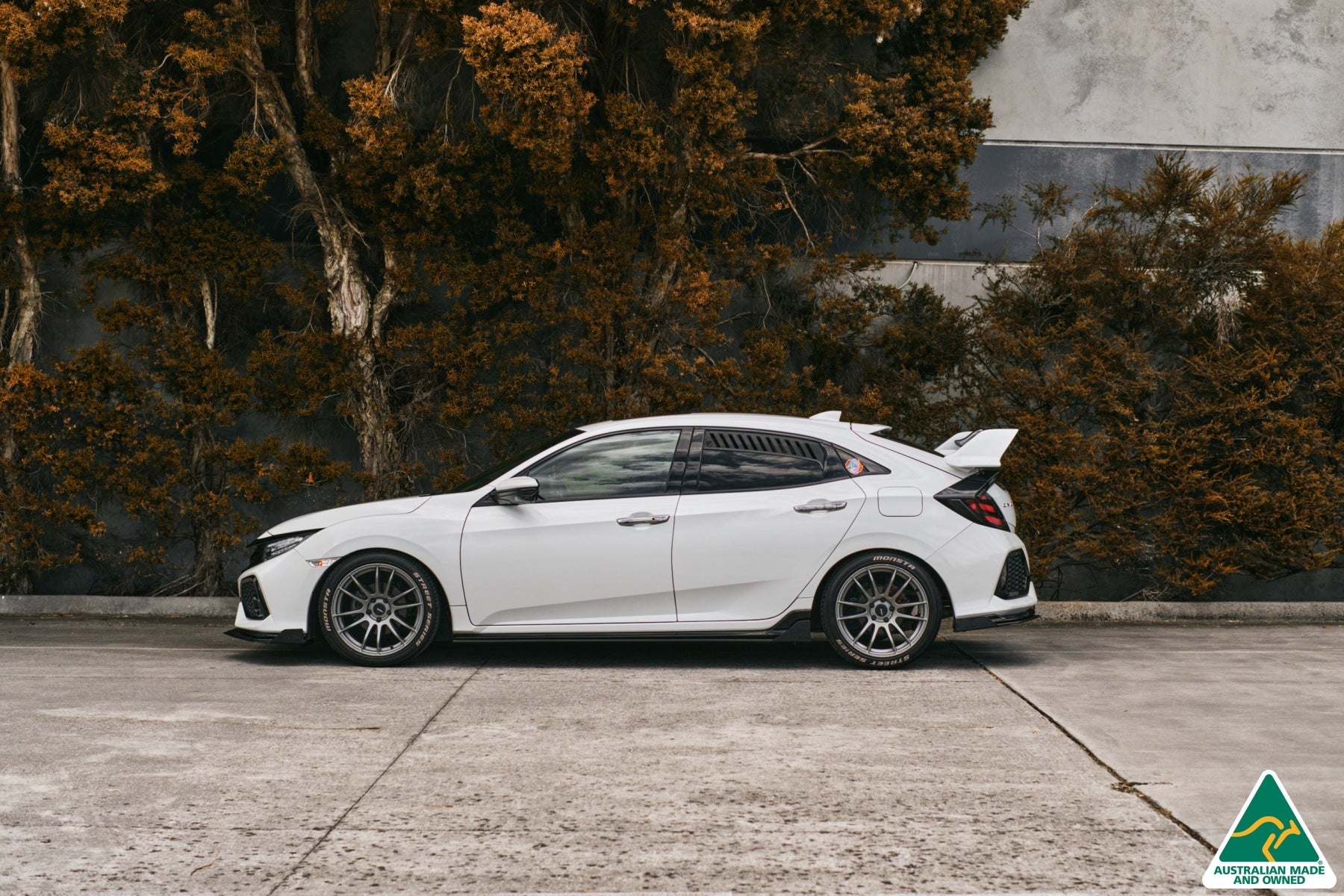 FLOW Designs  FK4/FK7 Civic RS Hatch PFL Side Skirt Splitters (Pair) - MODE Auto Concepts