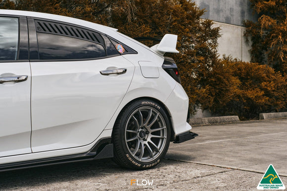 FLOW Designs  FK4/FK7 Civic RS Hatch PFL Side Skirt Splitter Winglets (Pair) - MODE Auto Concepts