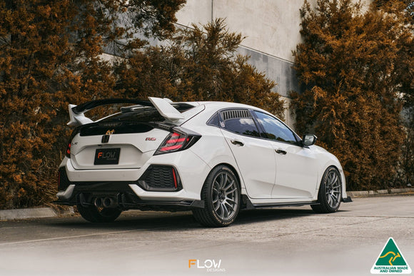 FLOW Designs  FK4/FK7 Civic RS Hatch PFL Rear Spat Winglets (Pair) - MODE Auto Concepts