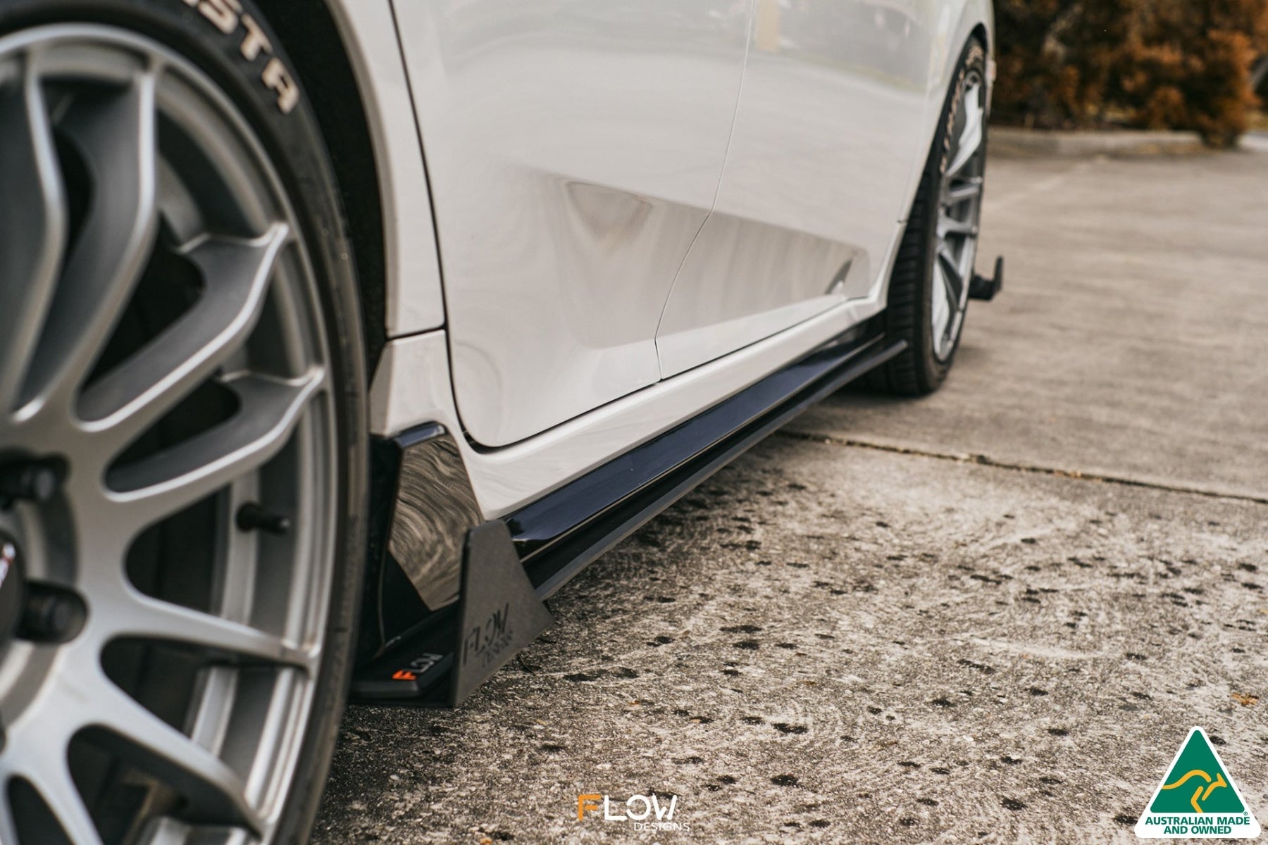 FLOW Designs  FK4/FK7 Civic RS Hatch PFL Side Skirt Splitters (Pair) - MODE Auto Concepts