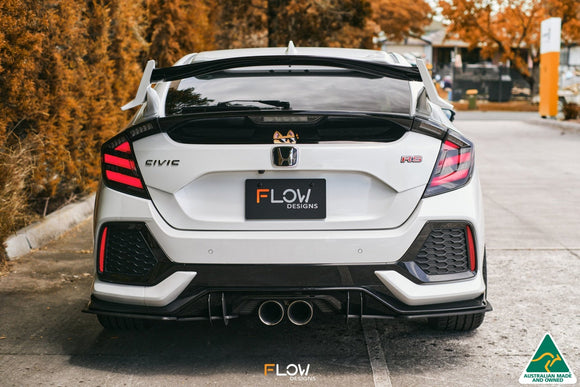FK4/FK7 Civic RS Hatch PFL Flow-Lock Rear Diffuser - MODE Auto Concepts