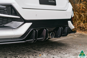 FLOW Designs  FK4/FK7 Civic RS Hatch FL Flow-Lock Rear Diffuser - MODE Auto Concepts