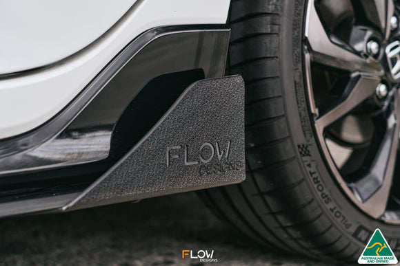 FLOW Designs  FK4/FK7 Civic RS Hatch FL Side Skirt Splitter Winglets (Pair) - MODE Auto Concepts