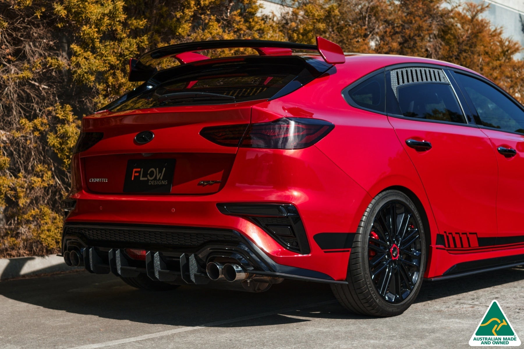 FLOW Designs  Cerato GT Hatch PFL Flow-Lock Rear Diffuser - MODE Auto Concepts