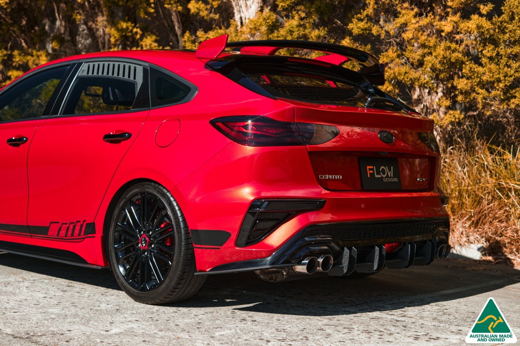 FLOW Designs  Cerato GT Hatch PFL Flow-Lock Rear Diffuser - MODE Auto Concepts