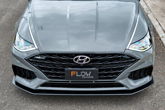 FLOW Designs  DN8 Sonata N Line 2020-2023 Front Lip Splitter & Reinforcement Bracket - MODE Auto Concepts