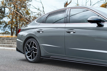 FLOW Designs  DN8 Sonata N Line 2020+ Side Skirt Splitters (Pair) - MODE Auto Concepts