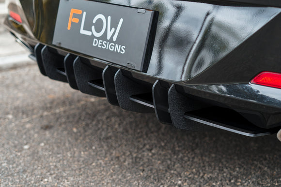 FLOW Designs  DN8 Sonata N Line 2020+ Flow-Lock Rear Diffuser - MODE Auto Concepts