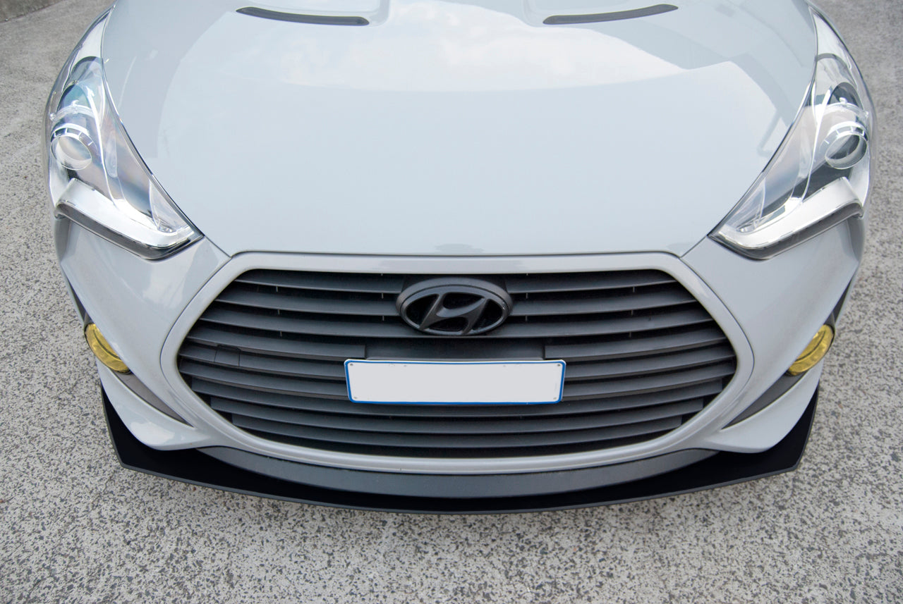 FLOW Designs  Veloster SR Turbo Front Lip Splitter