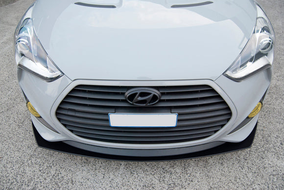 FLOW Designs  Veloster SR Turbo Front Lip Splitter - MODE Auto Concepts