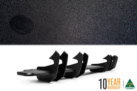 FLOW Designs  ZD8 BRZ STI Flow-Lock Rear Diffuser (TEXTURED) - MODE Auto Concepts