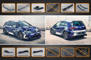 FLOW Designs  MK7.5 Golf R Full Lip Splitter Set with Flow-Lock Rear Diffuser - MODE Auto Concepts