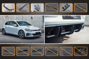 FLOW Designs  MK7.5 Golf GTI Full Lip Splitter Set with Flow-Lock Rear Diffuser - MODE Auto Concepts