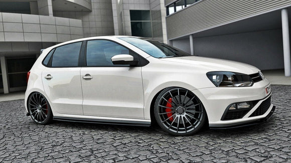 Maxton Design VW Polo Mk5 GTI Spliiter + Skirts + Diffuser + Spoiler Cap
