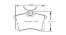 Pagid Brake Pad Set E1158 RSL29-2