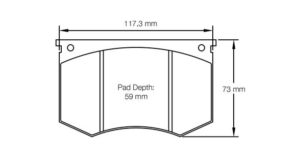 Pagid Brake Pad Set E1191 RSH29E