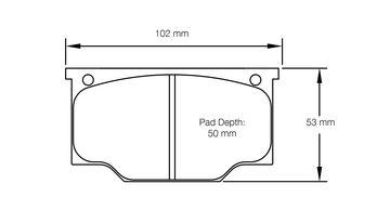 Pagid Brake Pad Set E1192 RSH42 - 0