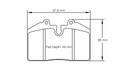 Pagid Brake Pad Set E1203 RS42-2