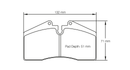 Pagid Brake Pad Set E1204 RS14-2