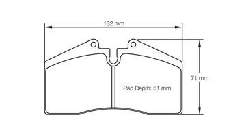 Pagid Brake Pad Set E1204 RS14 - 0