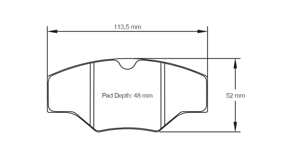 Pagid Brake Pad Set E1265 RSH42