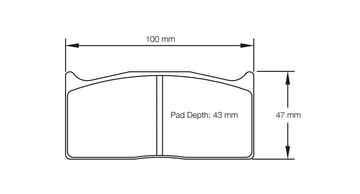Pagid Brake Pad Set E1283 RS42 - 0