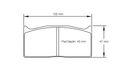 Pagid Brake Pad Set E1283 RST3-2
