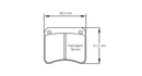 Pagid Brake Pad Set E1362 RSH42-2