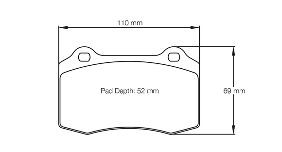 Pagid Brake Pad Set E1408 RS42