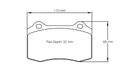Pagid Brake Pad Set E1408 RSL1-2