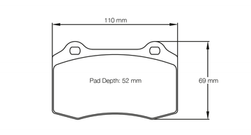 Pagid Brake Pad Set E1408 RSL29 - 0