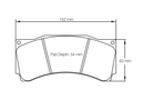 Pagid Brake Pad Set E1539 RST3-2