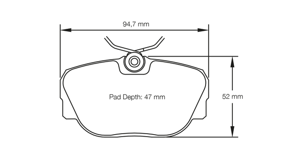 Pagid Brake Pad Set E1544 RS44