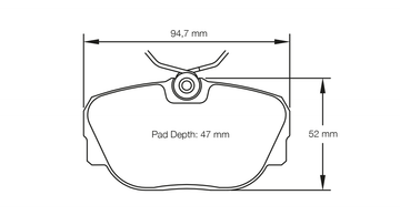 Pagid Brake Pad Set E1544 RSL29 - 0